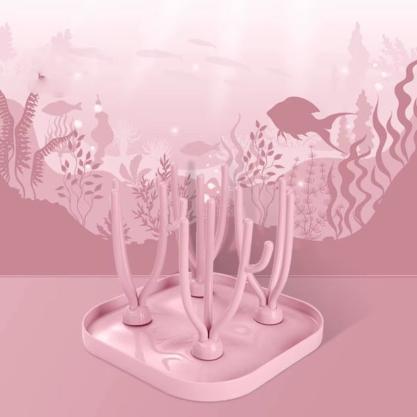 Baby Bottle Drying Rack Feeding Cup Holder Removable Tree Shape Rack Cleaning Pacifiers and Accessories Storage Drying Shelf