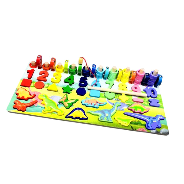 Montessori Educational Wooden Toys for Kids Montessori Toys Board Math Fishing Montessori Toys Educational for 1 2 3 Years Old